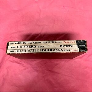 Set of 3 Sports & Outdoors Bibles - vintage 1960’s